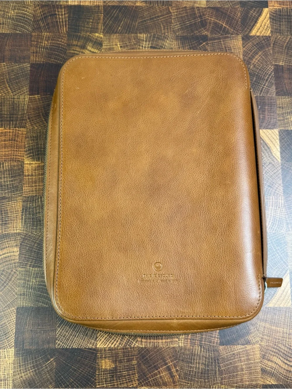 🔥 RARE This Is Ground Mod Tablet 2 Leather Organizer ✨